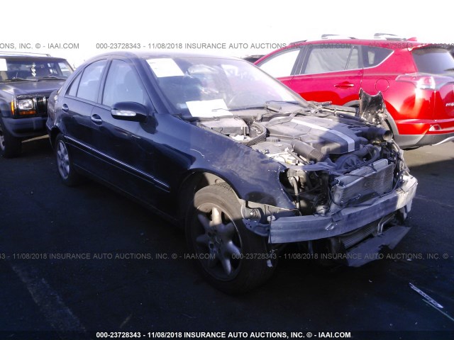 WDBRF61J42F147369 - 2002 MERCEDES-BENZ C 240 BLACK photo 1