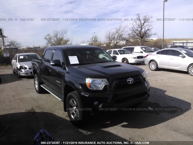 3TMJU4GNXCM126689 - 2012 TOYOTA TACOMA DOUBLE CAB PRERUNNER BLACK photo 1