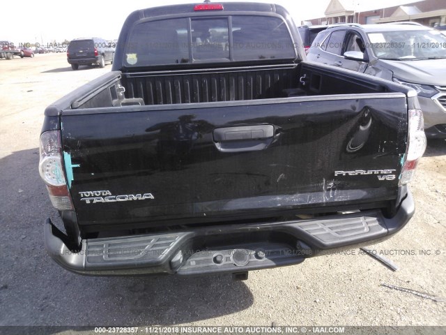 3TMJU4GNXCM126689 - 2012 TOYOTA TACOMA DOUBLE CAB PRERUNNER BLACK photo 6