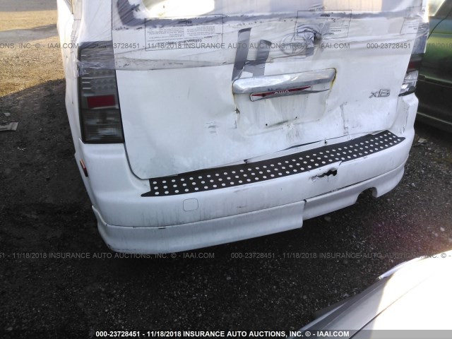 JTLKT324440142282 - 2004 TOYOTA SCION XB Ақ фото 6