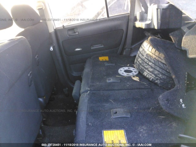 JTLKT324440142282 - 2004 TOYOTA SCION XB Ақ фото 8