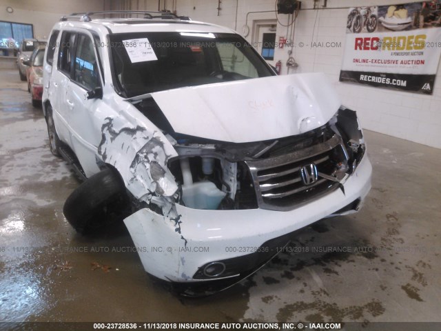 5FNYF4H75CB028649 - 2012 HONDA PILOT EXLN WHITE photo 6