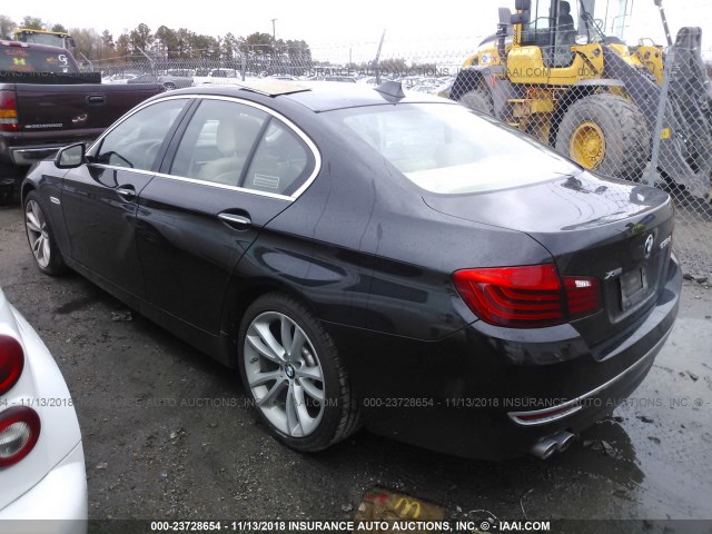 WBAFV3C50ED684937 - 2014 BMW 535 D/XI BLACK photo 3