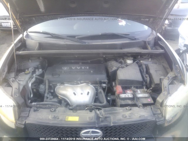 JTLKE50E981050327 - 2008 TOYOTA SCION XB Қара фото 10