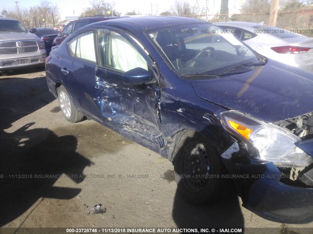 3N1CN7AP0JL808732 - 2018 NISSAN VERSA S/S PLUS/SV/SL BLUE photo 6