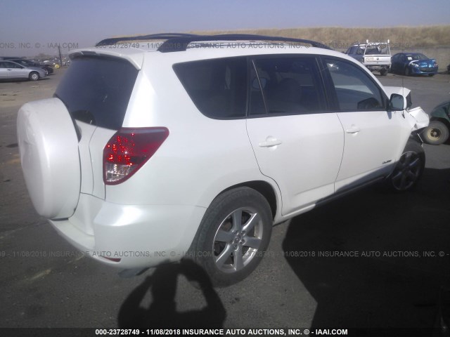 JTMBK31VX85047839 - 2008 TOYOTA RAV4 LIMITED WHITE photo 4