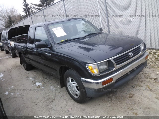 4TAVL52NXTZ163544 - 1996 TOYOTA TACOMA XTRACAB BLACK photo 1