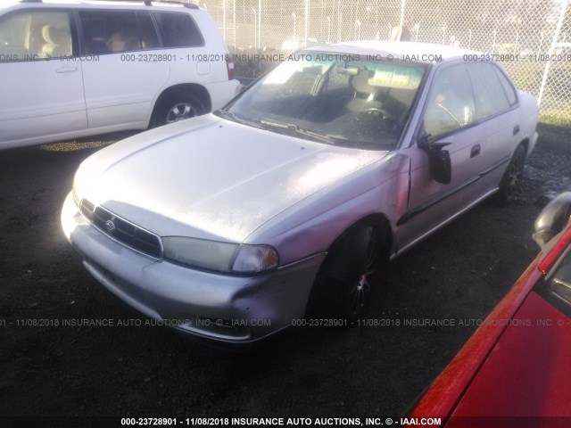 4S3BD4355W7213019 - 1998 SUBARU LEGACY L SILVER photo 2