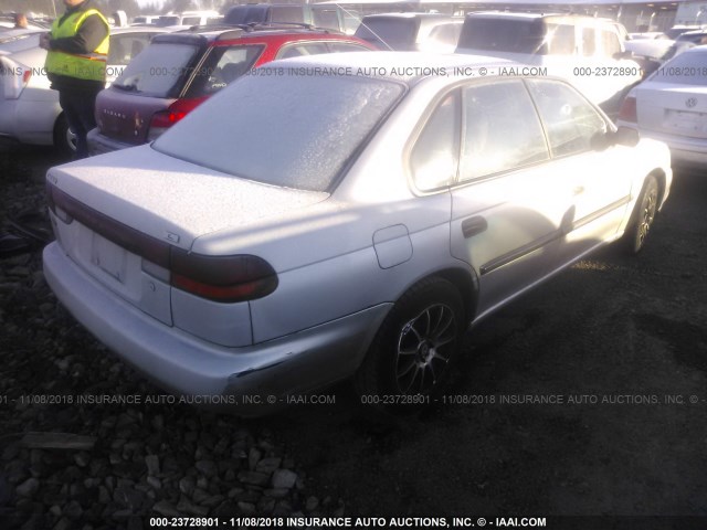 4S3BD4355W7213019 - 1998 SUBARU LEGACY L SILVER photo 4