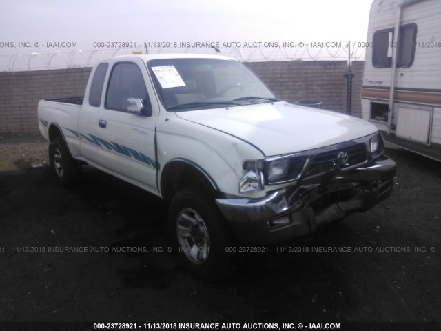 4TAWN74N9TZ219495 - 1996 TOYOTA TACOMA XTRACAB SR5 WHITE photo 1