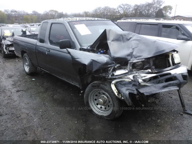 1N6DD26S0YC389353 - 2000 NISSAN FRONTIER KING CAB XE GRAY photo 1