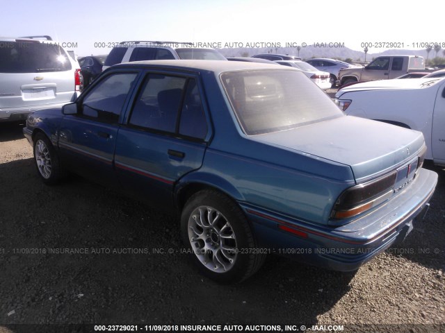 1G2JB54H3R7551320 - 1994 PONTIAC SUNBIRD LE BLUE photo 3