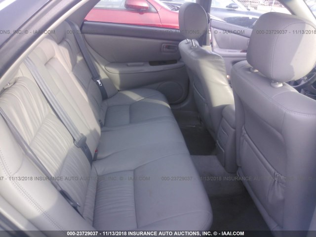 JT8BF28G010326403 - 2001 LEXUS ES 300 GRAY photo 8