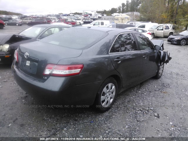 4T1BF3EK3AU013480 - 2010 TOYOTA CAMRY SE/LE/XLE GRAY photo 4