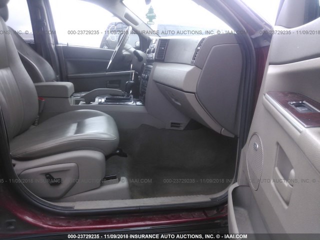 1J8GR48KX7C518832 - 2007 JEEP GRAND CHEROKEE LAREDO/COLUMBIA/FREEDOM 红色 照片 5