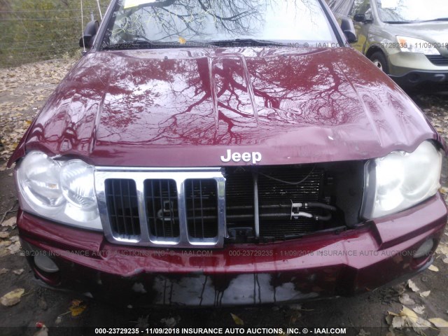 1J8GR48KX7C518832 - 2007 JEEP GRAND CHEROKEE LAREDO/COLUMBIA/FREEDOM 红色 照片 6