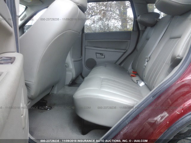 1J8GR48KX7C518832 - 2007 JEEP GRAND CHEROKEE LAREDO/COLUMBIA/FREEDOM 红色 照片 8