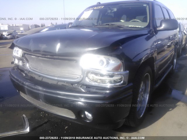 1GKEK63U14J252491 - 2004 GMC YUKON DENALI GRAY photo 6