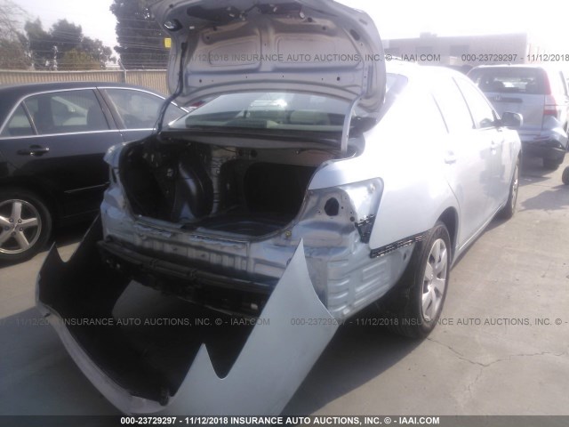 4T1BE46K58U756577 - 2008 TOYOTA CAMRY CE/LE/XLE/SE Light Blue photo 4