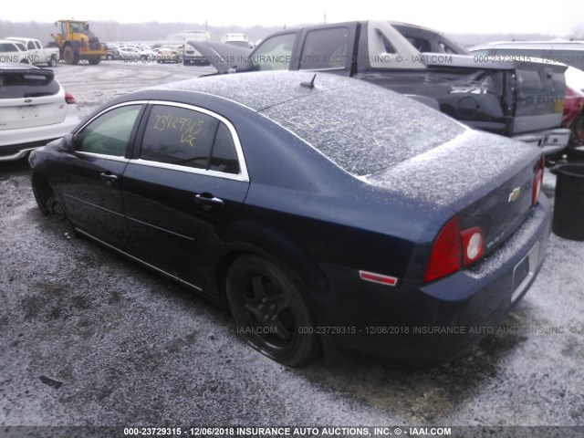 1G1ZC5EB4AF238107 - 2010 CHEVROLET MALIBU 1LT BLUE photo 3