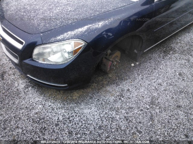 1G1ZC5EB4AF238107 - 2010 CHEVROLET MALIBU 1LT BLUE photo 6