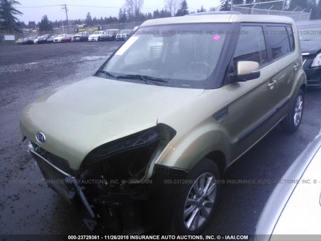 KNDJT2A6XC7396198 - 2012 KIA SOUL +/!/SPORT GREEN photo 2