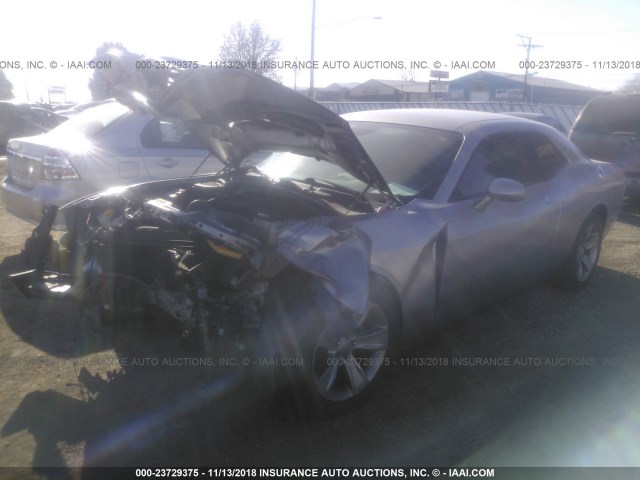 2C3CDZAG7FH775339 - 2015 DODGE CHALLENGER SXT GRAY photo 2