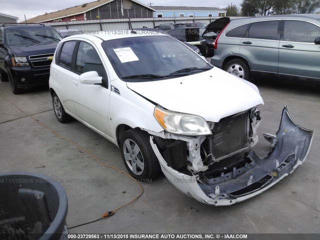 KL1TD66E69B335859 - 2009 CHEVROLET AVEO LS/LT WHITE photo 1