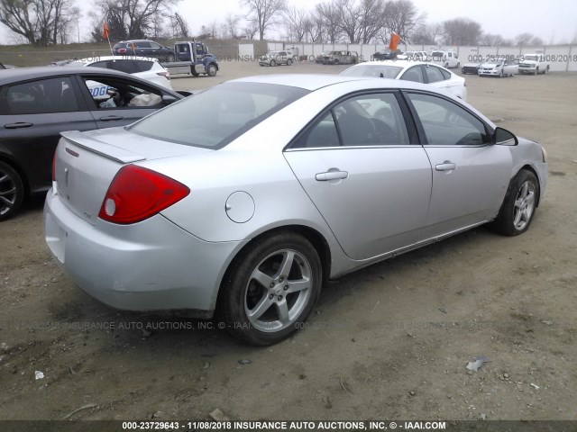 1G2ZH57N794146727 - 2009 PONTIAC G6 GT SILVER photo 4