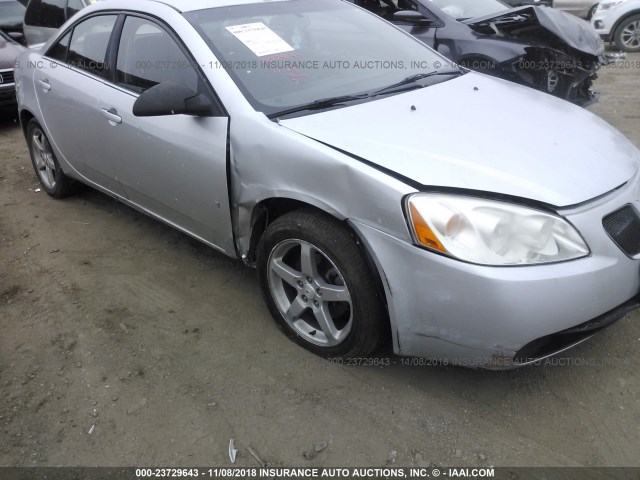 1G2ZH57N794146727 - 2009 PONTIAC G6 GT SILVER photo 6