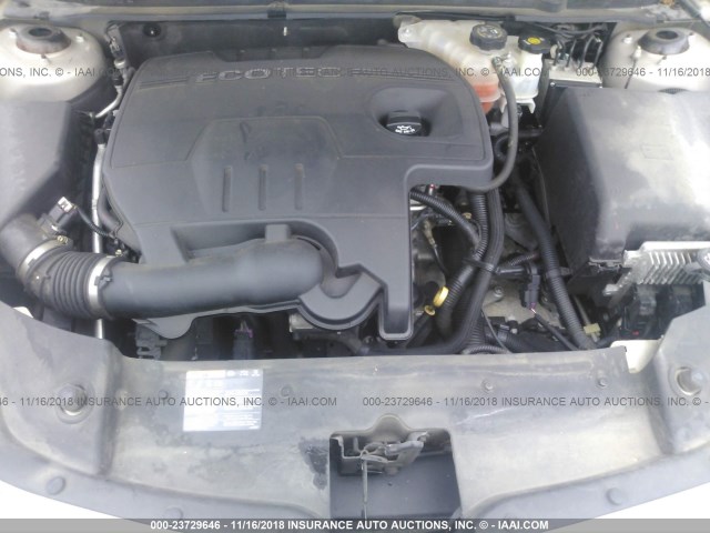 1G1ZC5E07CF170273 - 2012 CHEVROLET MALIBU 1LT GOLD photo 10