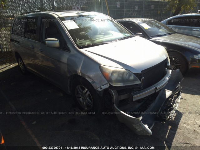 5FNRL38625B055258 - 2005 HONDA ODYSSEY EXL GRAY photo 6