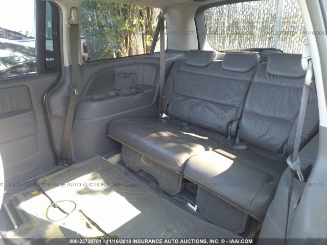 5FNRL38625B055258 - 2005 HONDA ODYSSEY EXL GRAY photo 8