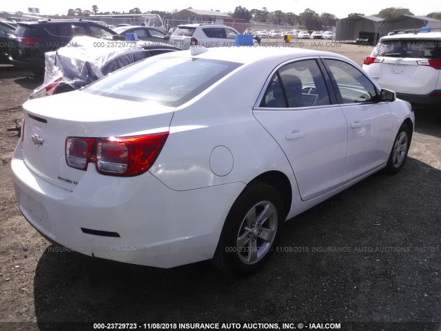 1G11C5SA7GF142697 - 2016 CHEVROLET MALIBU LIMITED LT WHITE photo 4