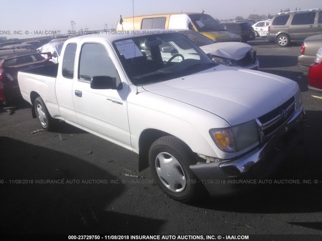 4TAVL52NXXZ451585 - 1999 TOYOTA TACOMA XTRACAB WHITE photo 1