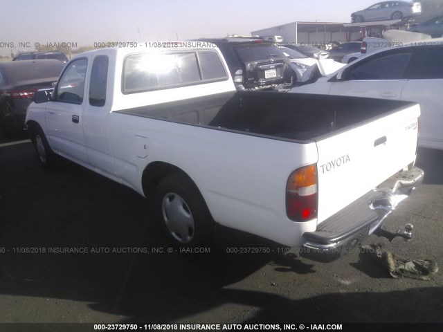 4TAVL52NXXZ451585 - 1999 TOYOTA TACOMA XTRACAB WHITE photo 3