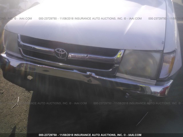 4TAVL52NXXZ451585 - 1999 TOYOTA TACOMA XTRACAB WHITE photo 6