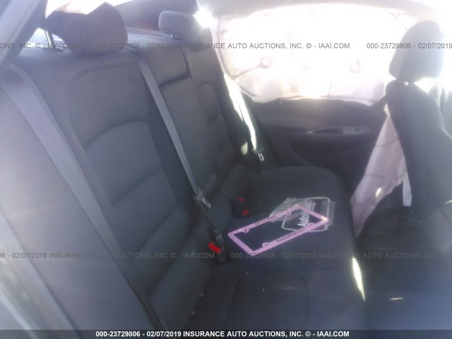 1G1ZB5STXJF225815 - 2018 CHEVROLET MALIBU LS ნაცრისფერი ფოტო 8