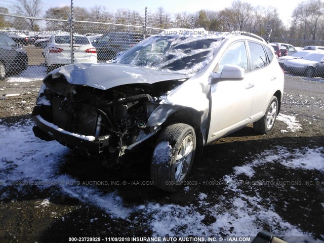 JN8AS5MVXCW703659 - 2012 NISSAN ROGUE S/SV SILVER photo 2