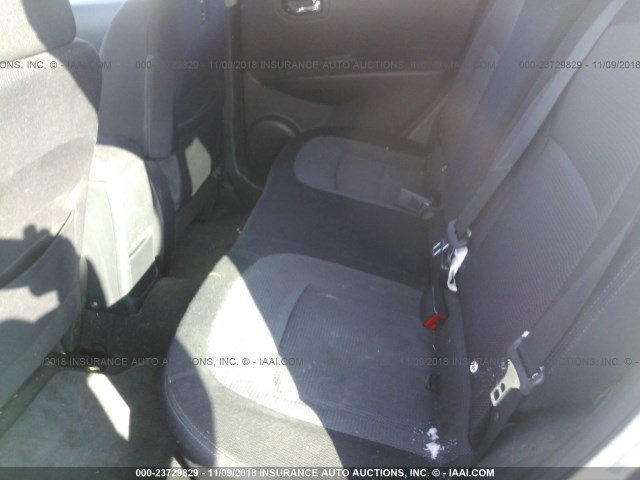 JN8AS5MVXCW703659 - 2012 NISSAN ROGUE S/SV SILVER photo 8