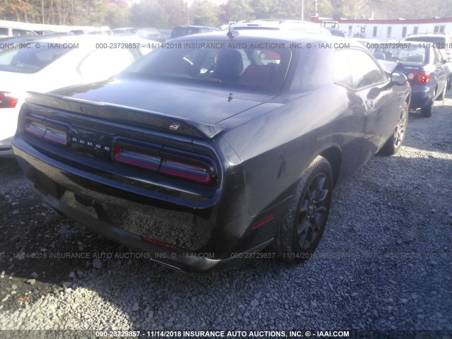 2C3CDZGG1JH235078 - 2018 DODGE CHALLENGER GT BLACK photo 4