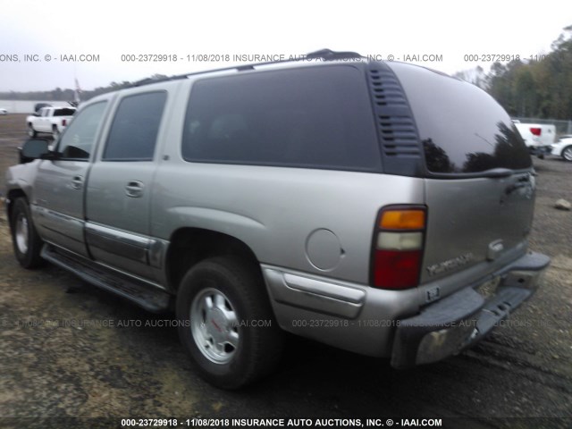 3GKEC16T2YG124125 - 2000 GMC YUKON XL C1500 TAN photo 3