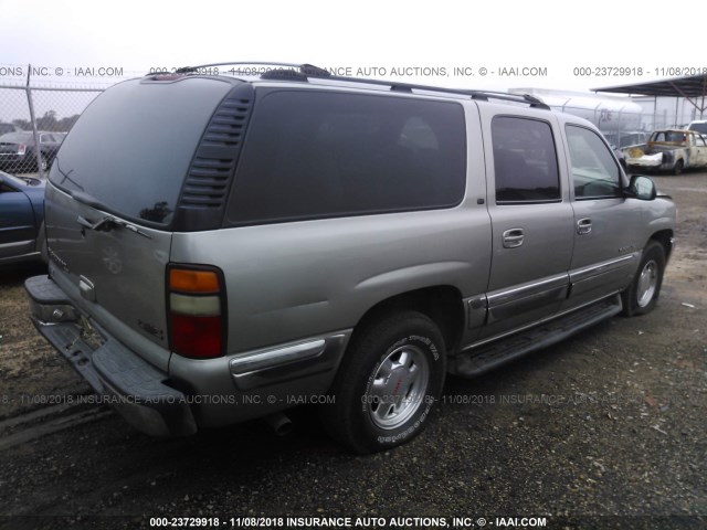 3GKEC16T2YG124125 - 2000 GMC YUKON XL C1500 TAN photo 4