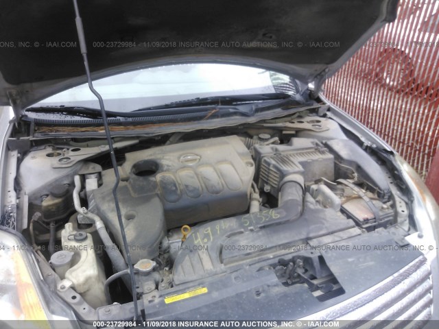 1N4AL21E18N452951 - 2008 NISSAN ALTIMA 2.5/2.5S SILVER photo 10