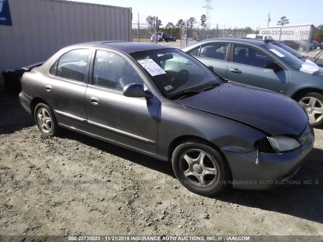 KMHJF35F3YU969616 - 2000 HYUNDAI ELANTRA GLS GRAY photo 1