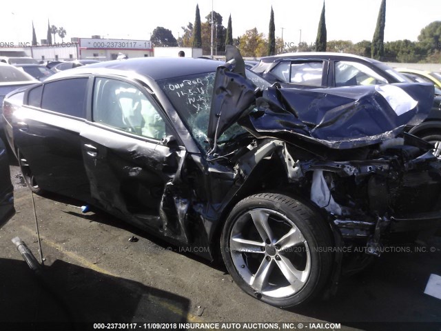 2C3CDXCTXHH510531 - 2017 DODGE CHARGER R/T GRAY photo 1