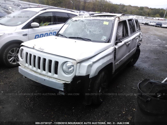 1C4NJPFA9ED681982 - 2014 JEEP PATRIOT LATITUDE WHITE photo 2