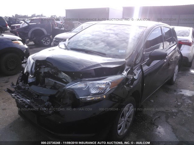 3N1CE2CP4JL355702 - 2018 NISSAN VERSA NOTE S/S PLUS/SV/SL/SR BLACK photo 2