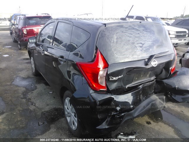 3N1CE2CP4JL355702 - 2018 NISSAN VERSA NOTE S/S PLUS/SV/SL/SR BLACK photo 3