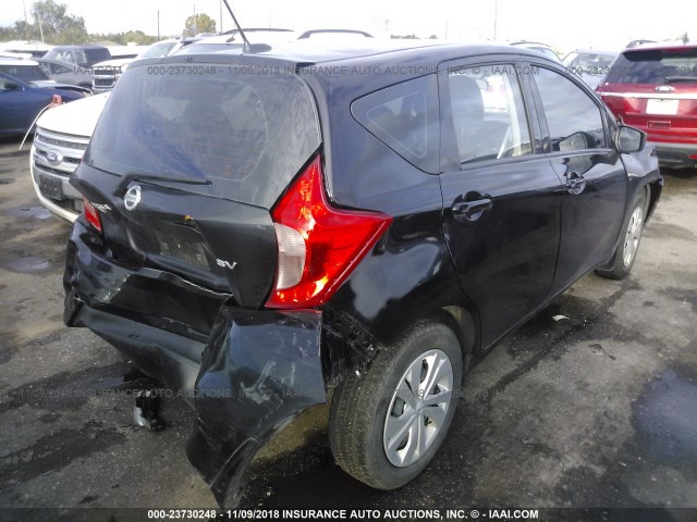3N1CE2CP4JL355702 - 2018 NISSAN VERSA NOTE S/S PLUS/SV/SL/SR BLACK photo 4